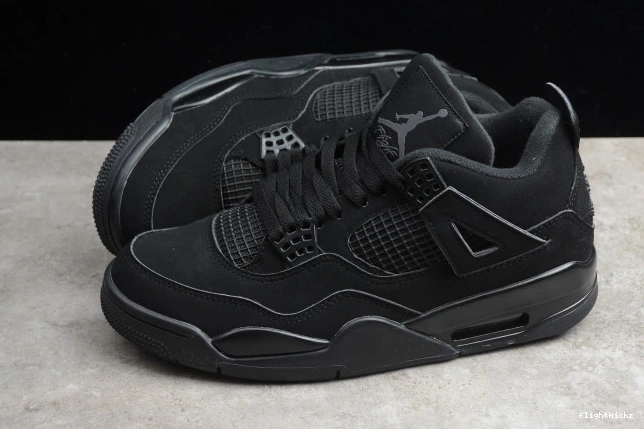 (2020) 4 Black Jordan Cat Air CU1110-010 1115